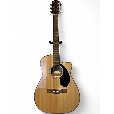 Used Fender CC60SCE Natural Acoustic Electric Guitar