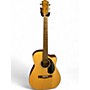 Used Fender CC60SCE Natural Acoustic Electric Guitar Natural