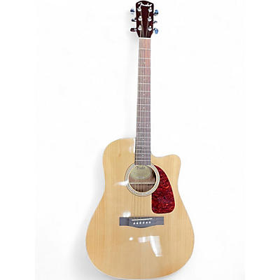 Used Fender CD-140SCE/NAT Natural Acoustic Electric Guitar