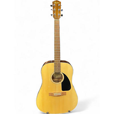 Used Fender CD-60 DREAD Antique Natural Acoustic Guitar