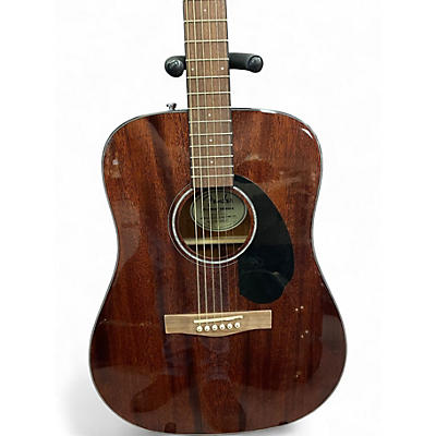 Used Fender CD-60S All-Mahogany Natural Acoustic Guitar