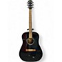 Used Fender CD-60S BLK Black Acoustic Guitar Black