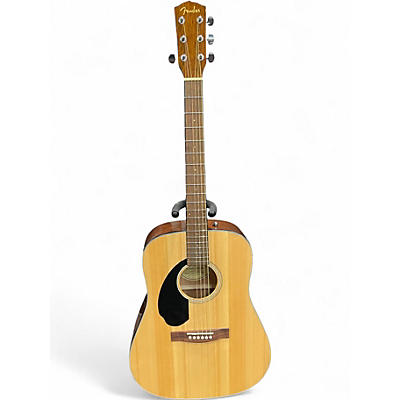 Used Fender CD-60S LH NAT Natural Acoustic Guitar
