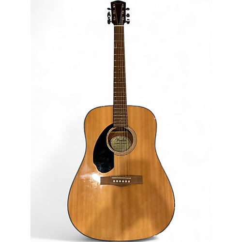 Used Fender CD-60S LH Natural Acoustic Guitar Natural