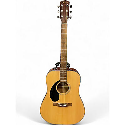 Used Fender CD-60S LH Natural Acoustic Guitar