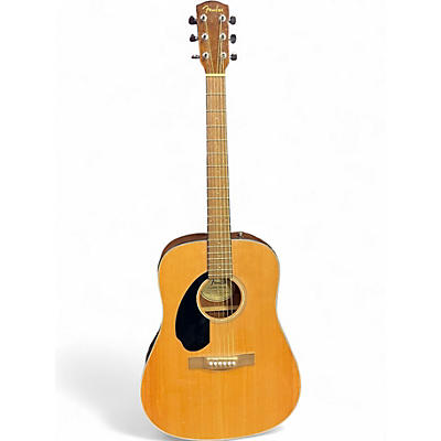 Used Fender CD-60S  LH Natural Acoustic Guitar