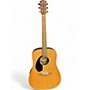 Used Fender CD-60S  LH Natural Acoustic Guitar Natural