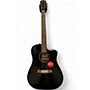 Used Fender CD-60SCE Black Acoustic Electric Guitar Black