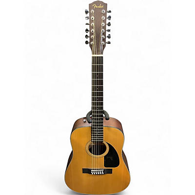 Used Fender CD100-12 Natural 12 String Acoustic Guitar