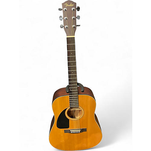 Used Fender CD100 Left Handed Natural Acoustic Guitar Natural
