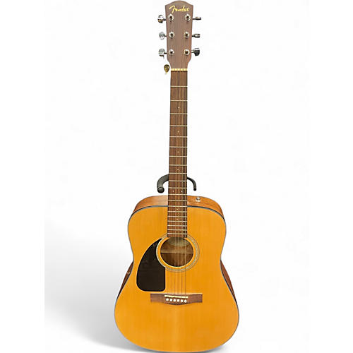 Used Fender CD100 Left Handed Natural Acoustic Guitar Natural