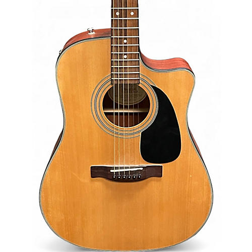 Used Fender CD100CE Natural Acoustic Electric Guitar Natural