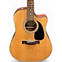 Used Fender CD100CE Natural Acoustic Electric Guitar Natural