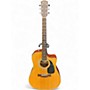Used Fender CD100CE Natural Acoustic Electric Guitar Natural