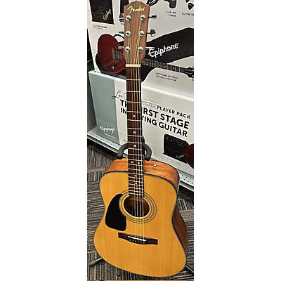 Fender Used Fender CD100LH Natural Acoustic Guitar