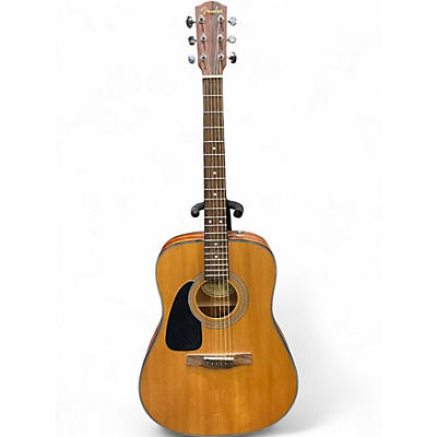 Used Fender CD100LH Natural Acoustic Guitar