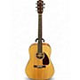 Used Fender CD140S Dreadnought Natural Acoustic Guitar Natural