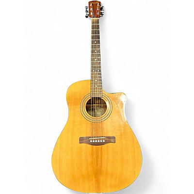 Used Fender CD140S Dreadnought Natural Acoustic Guitar
