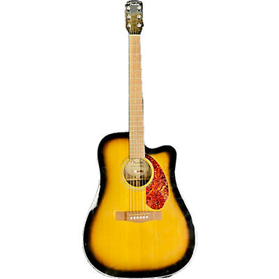 Fender Used Fender CD140SCE 2 Tone Sunburst Acoustic Electric Guitar