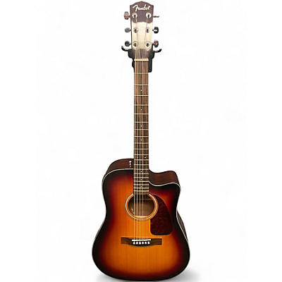 Used Fender CD140SCE 3 Color Sunburst Acoustic Electric Guitar