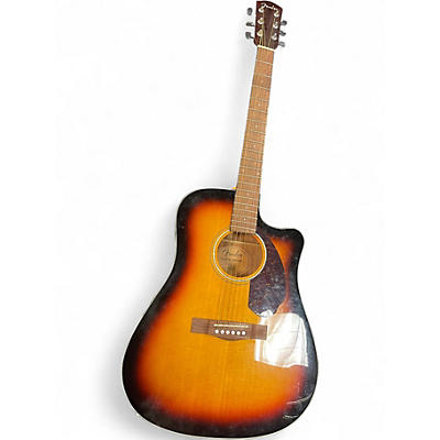 Used Fender CD140SCE 3 Color Sunburst Acoustic Electric Guitar