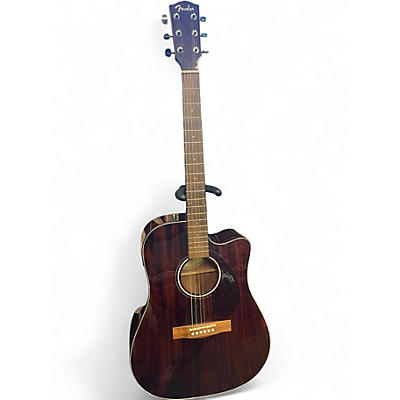 Used Fender CD140SCE Mahogany Mahogany Acoustic Electric Guitar