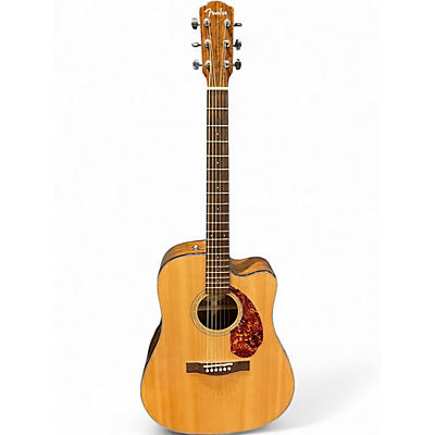 Used Fender CD140SCE Natural Acoustic Electric Guitar