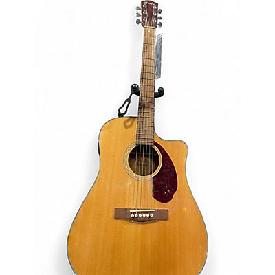 Used Fender CD140SCE Natural Acoustic Electric Guitar