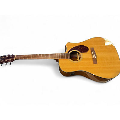 Used Fender CD140SCE Natural Acoustic Electric Guitar