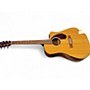 Used Fender CD140SCE Natural Acoustic Electric Guitar Natural