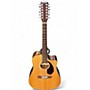 Used Fender CD140SCE Natural Acoustic Electric Guitar Natural