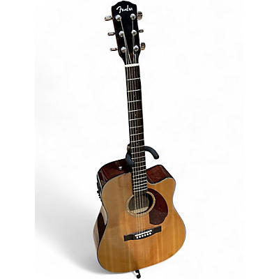 Used Fender CD140SCE Natural Acoustic Electric Guitar