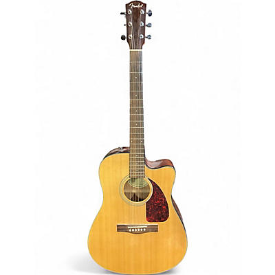 Used Fender CD140SCE Natural Acoustic Electric Guitar