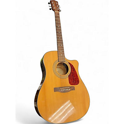 Used Fender CD140SCE Natural Acoustic Electric Guitar
