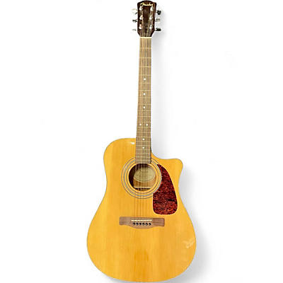 Used Fender CD140SCE Natural Acoustic Electric Guitar