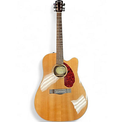 Used Fender CD140SCE Natural Acoustic Electric Guitar