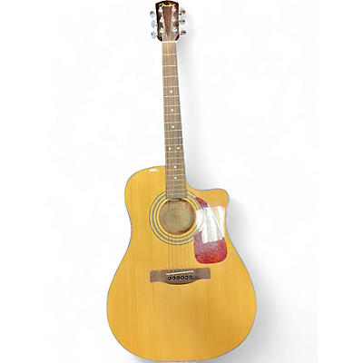 Used Fender CD140SCE Natural Acoustic Electric Guitar