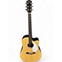 Used Fender CD140SCE Natural Acoustic Electric Guitar Natural