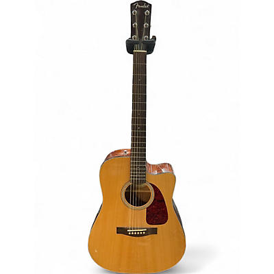 Used Fender CD140SCE Natural Acoustic Electric Guitar
