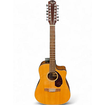 Used Fender CD140SCE Natural Acoustic Electric Guitar