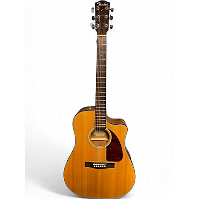 Used Fender CD140SCE Natural Acoustic Electric Guitar