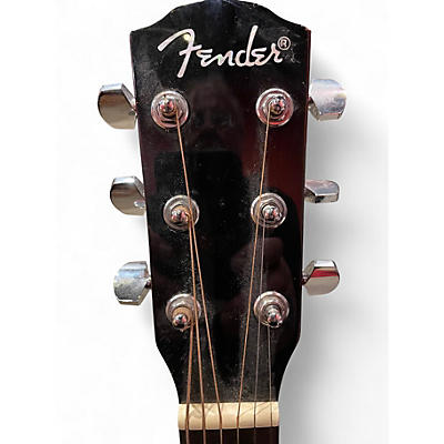 Used Fender CD140SCE Red Acoustic Electric Guitar