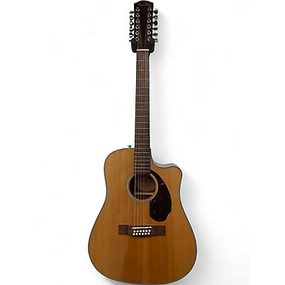 Used Fender CD140SCE12 Natural 12 String Acoustic Electric Guitar