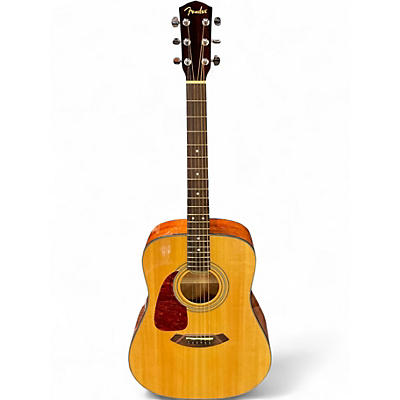 Used Fender CD140SLH Natural Acoustic Guitar