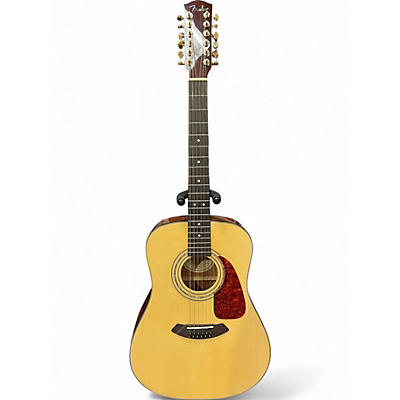 Used Fender CD150 S12 Natural 12 String Acoustic Guitar