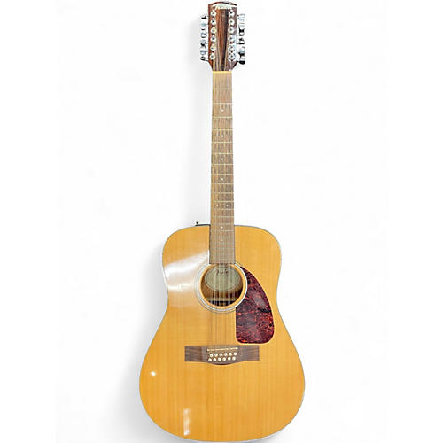 Used Fender CD160SE Natural 12 String Acoustic Electric Guitar Natural