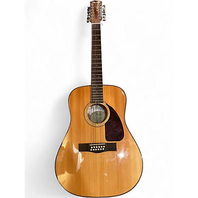 Used Fender CD160SE Natural 12 String Acoustic Electric Guitar