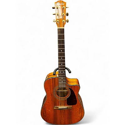 Used Fender CD220CE Natural Acoustic Guitar