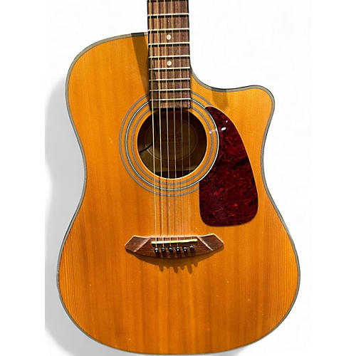 Used Fender CD220SCE Natural Acoustic Electric Guitar Natural
