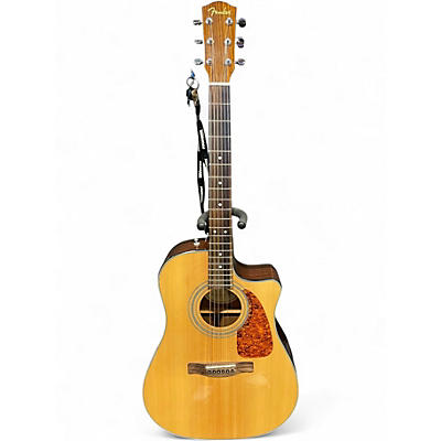 Used Fender CD220SCE Natural Acoustic Electric Guitar